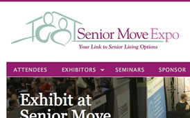 Senior Move Expo WordPress Website