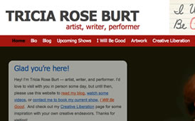 Tricia Rose Burt WordPress Website